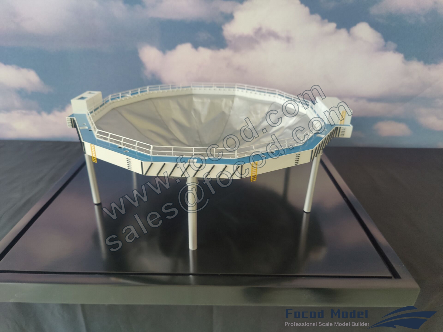 custom made model of Fishmerd - Semi-closed cage for fish aquaculture